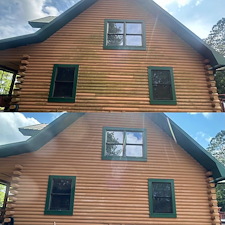 Advanced-Soft-Wash-Cleaning-Service-for-a-Log-Cabin-in-Beulah-Florida 0