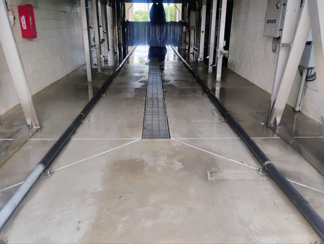 Professional Concrete Washing for a Car Wash Facility in Pensacola, FL