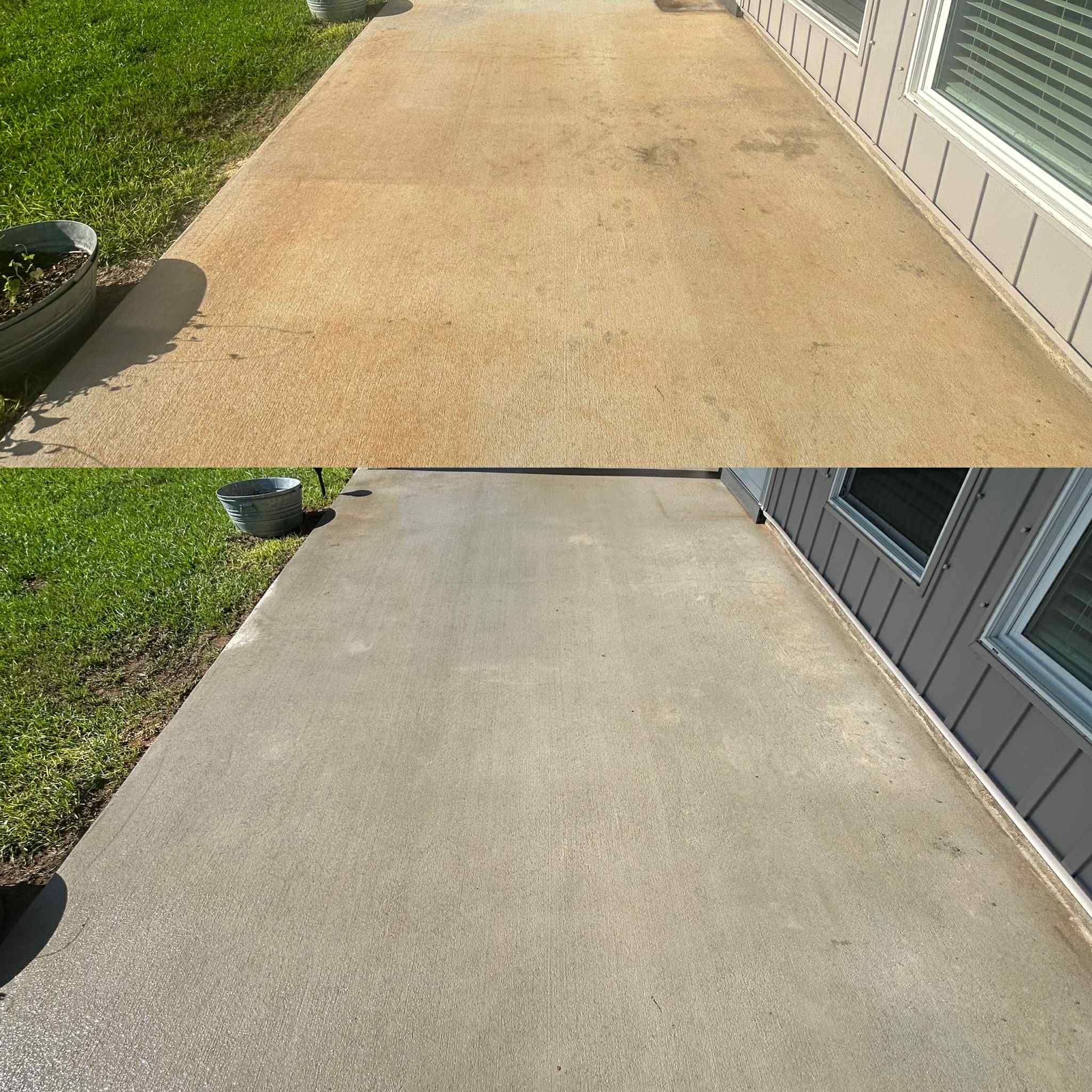 Top Notch Concrete Cleaning Service performed here in Pensacola, FL