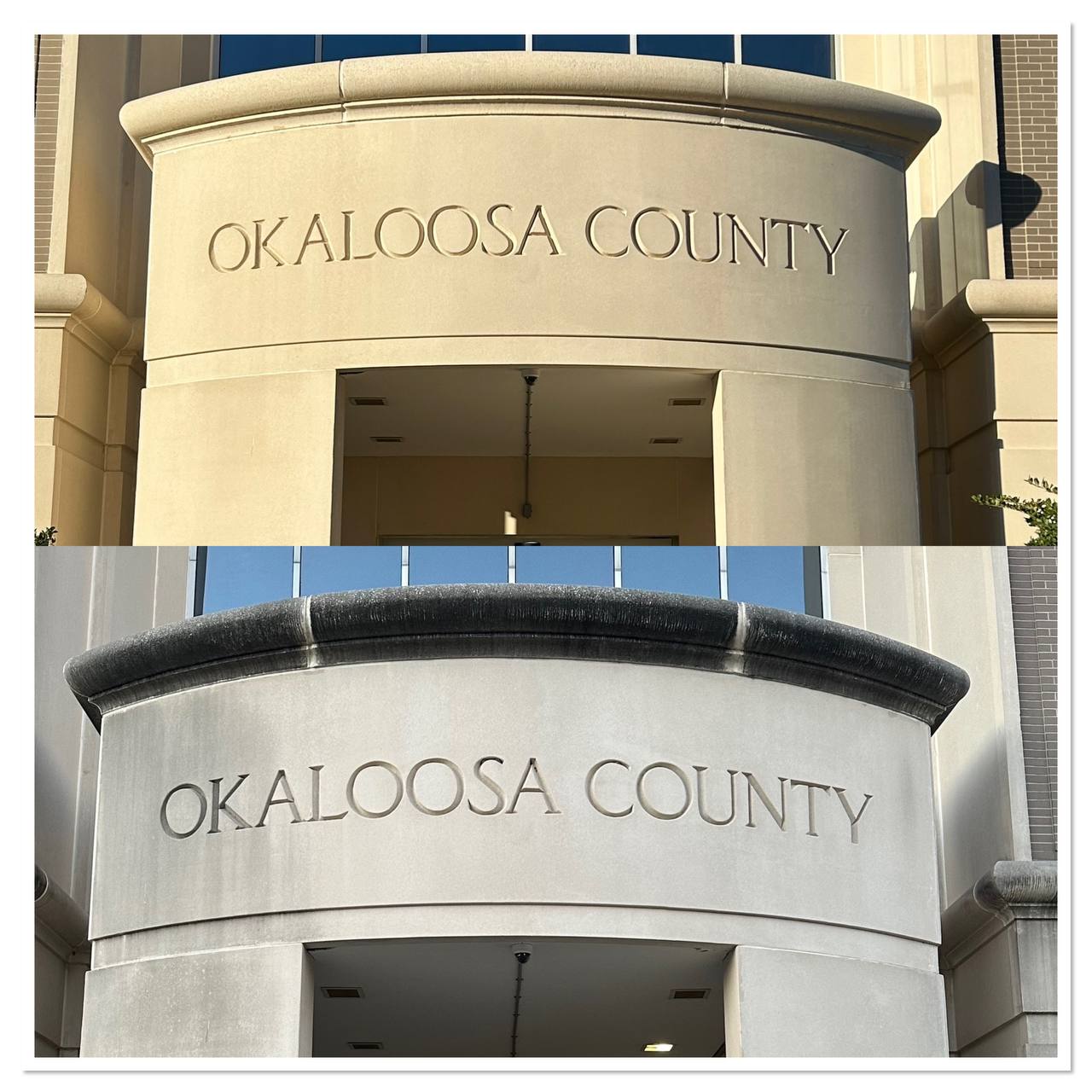 Top Quality Commercial Exterior Cleaning Completed in Okaloosa County, Florida