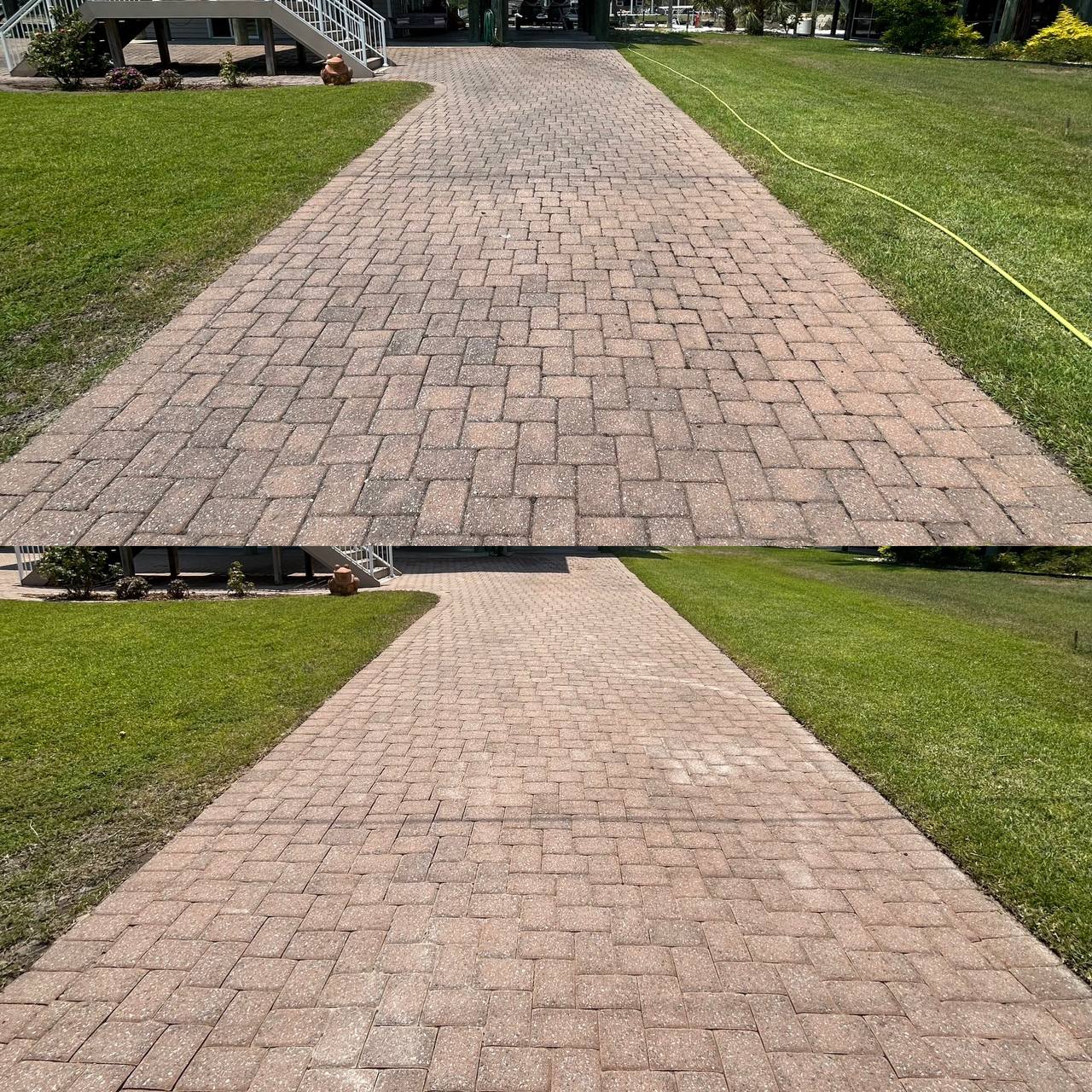 Top Quality Residential Driveway Pressure Washing Performed in Perdido Key, Florida Thumbnail